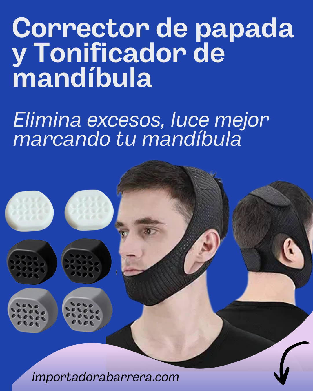 Corrector de papada y mandíbula